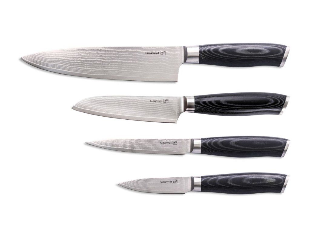 Súprava nožov G21 Gourmet Damascus v bambusovom bloku