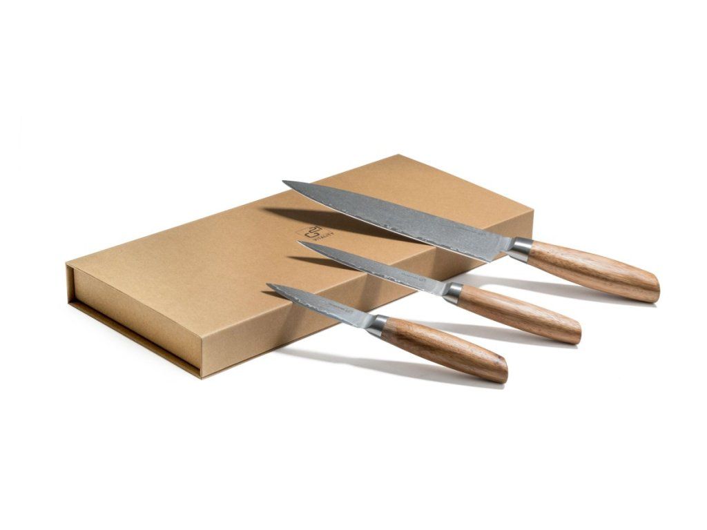 Kuchynská sada nožov G21 Gourmet Damascus s rukoväťou zebrawood