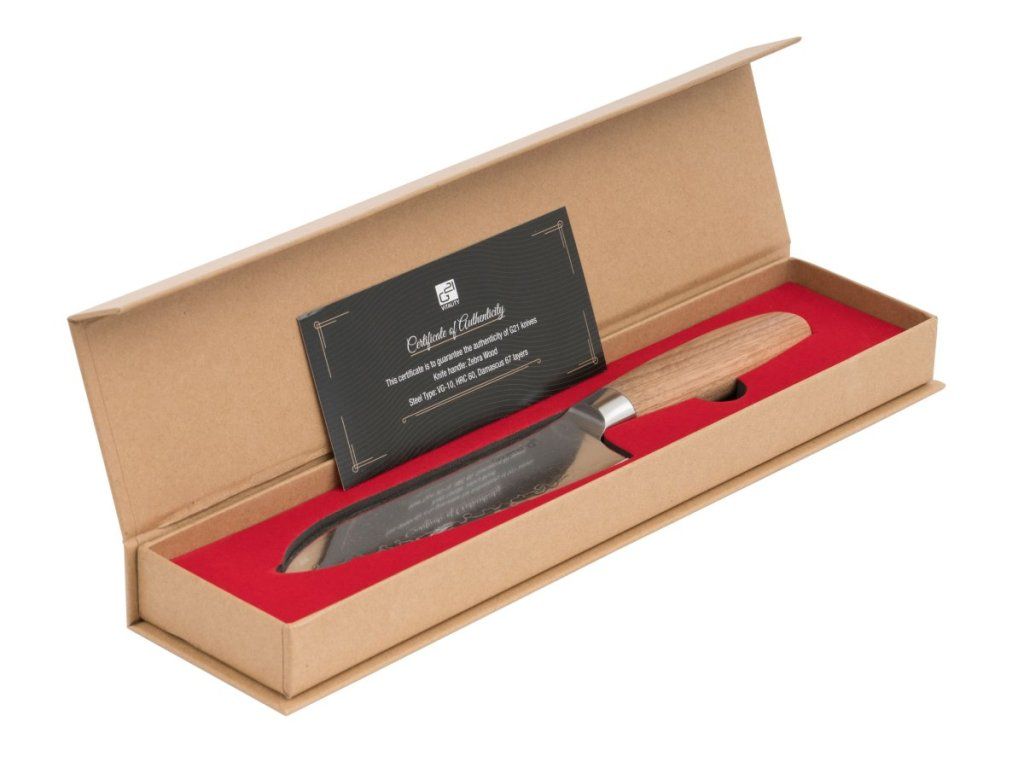 Damaškový kuchynský nôž Santoku G21 Gourmet Damascus 17 cm