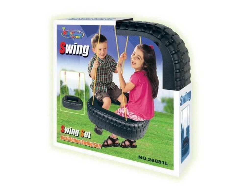 Odolná detská hojdačka G21 v tvare pneumatiky