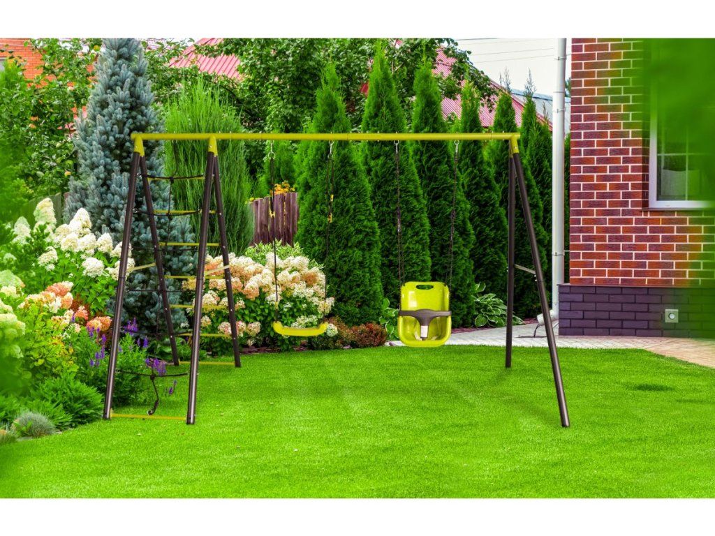 Bezpečná záhradná hojdačka G21 Tacoma 2 pre batoľatá aj staršie deti