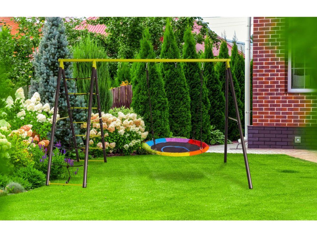 Záhradná hojdačka G21 Tacoma 3 pre bezpečné detské ihrisko