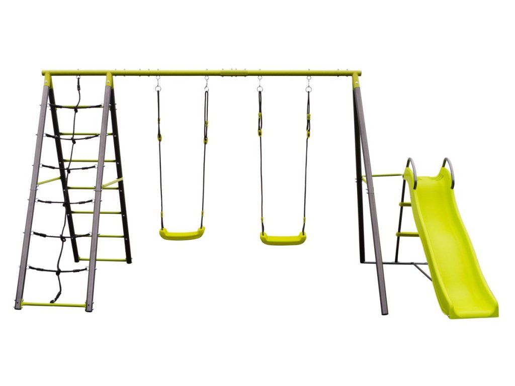 Záhradná hojdačka G21 Tacoma 1 so šmykľavkou do každej záhrady