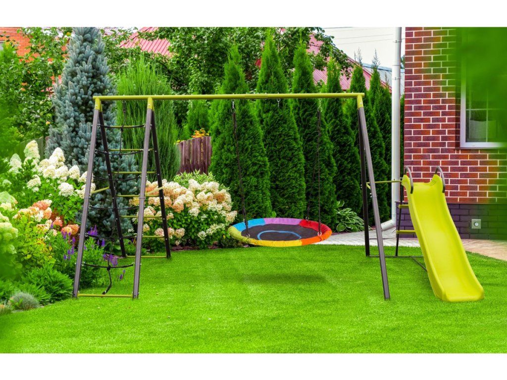 Hojdací kruh G21 s priemerom 100 cm pre bezpečnú zábavu detí