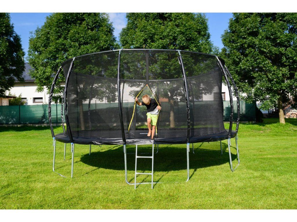 Bezpečná trampolína G21 SpaceJump 430 cm s nosnosťou 150 kg