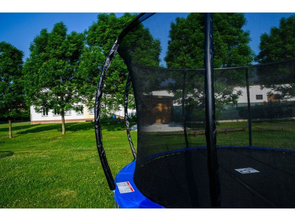 Trampolína G21 SpaceJump 305 cm s vnútornou sieťou a rebríkom