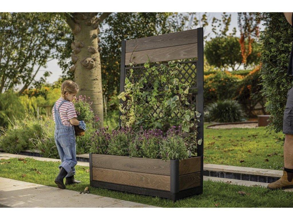 Kvetináč Keter Deco Tulip s objemom 98 l a zavlažovacím systémom