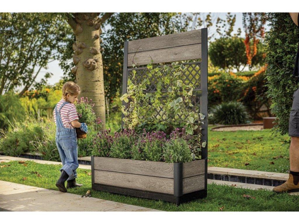 Kvetináč Keter Deco Tulip s objemom 98 l a zavlažovacím systémom