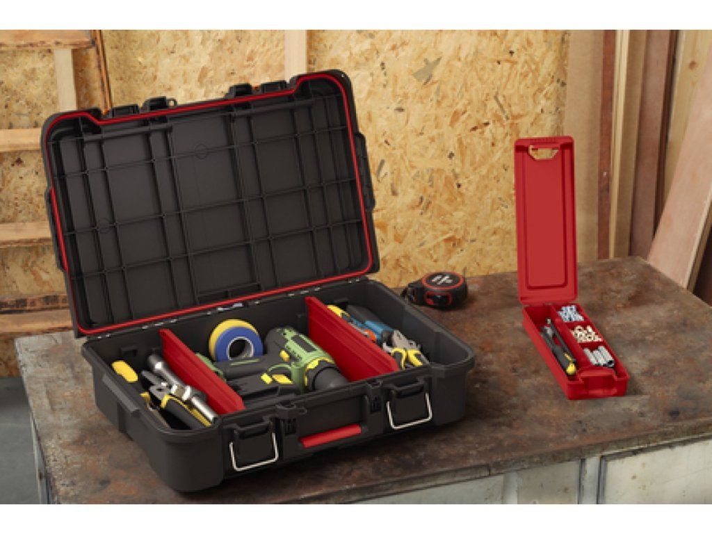 Organizér Keter Stack’N’Roll Tool case pre prehľadnú dielňu