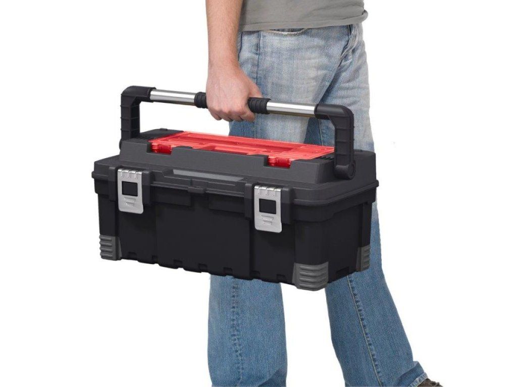 Box na náradie Keter Hawk 26" s kovovými západkami a organizérom