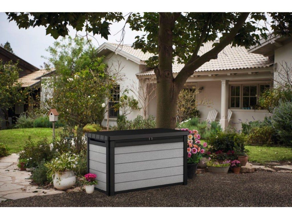 Keter Denali DuoTech 380L: Odolný záhradný úložný box s nosnosťou 300 kg