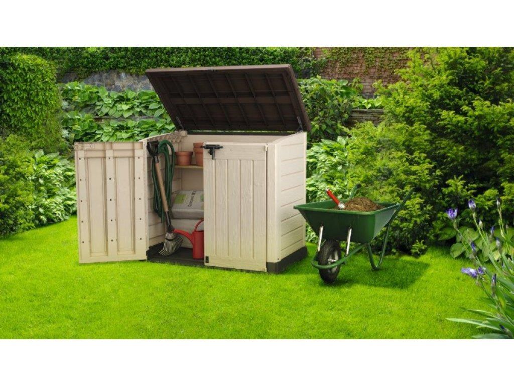 Záhradný box Keter Store-It-Out Max pre čistý dvor bez zápachu
