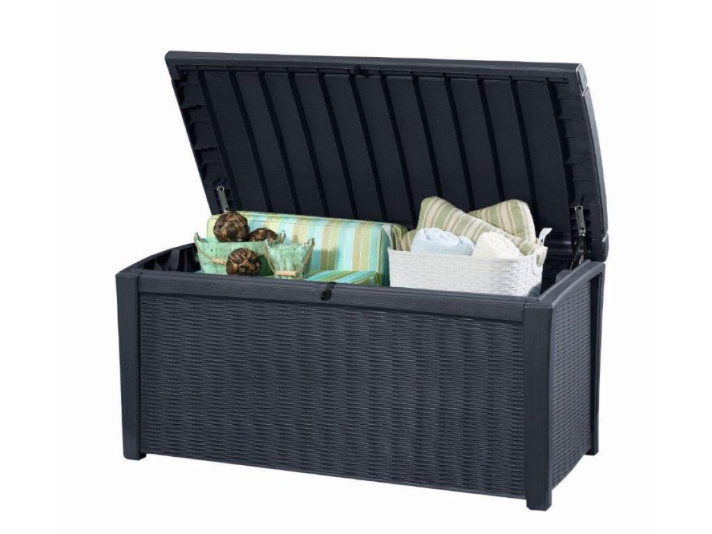 Záhradný úložný box Keter Borneo pre bezpečné skladovanie podušiek