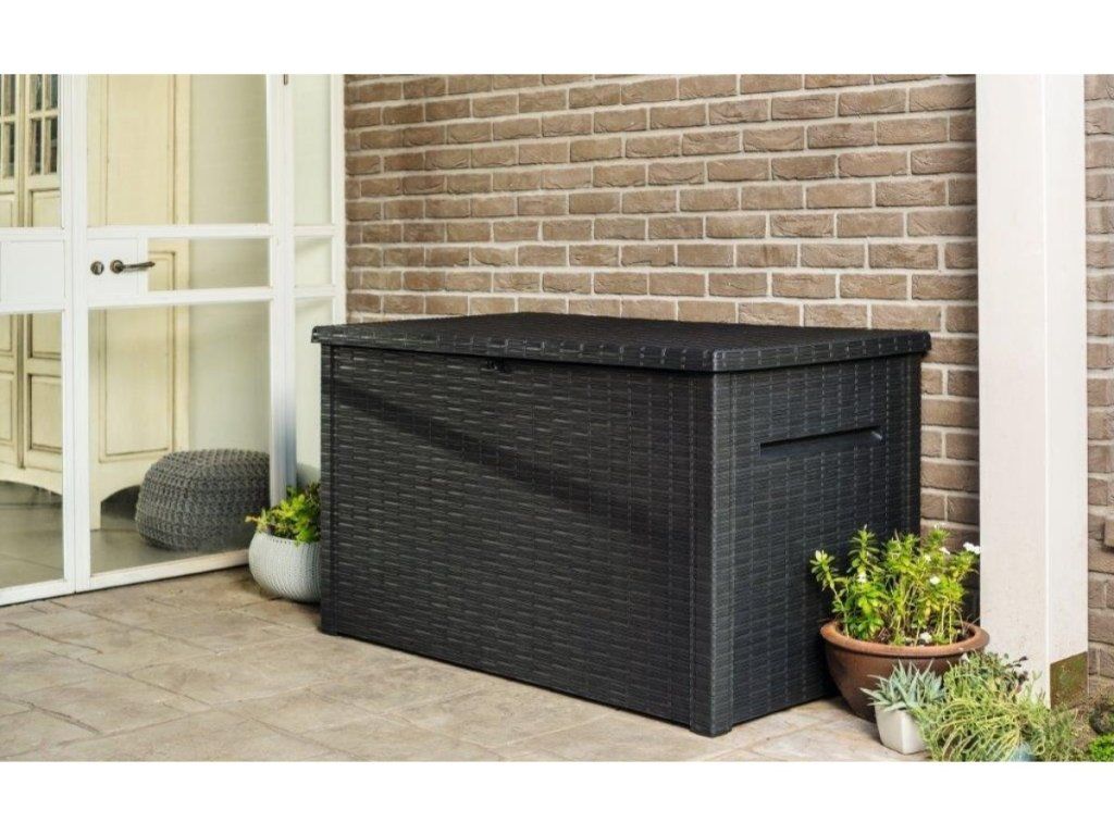 Veľkoobjemový záhradný úložný box Keter Java 870 L na podsedáky