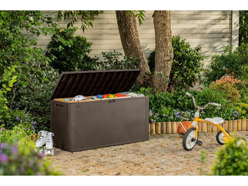 Záhradný úložný box Keter Emily pre poriadok na terase