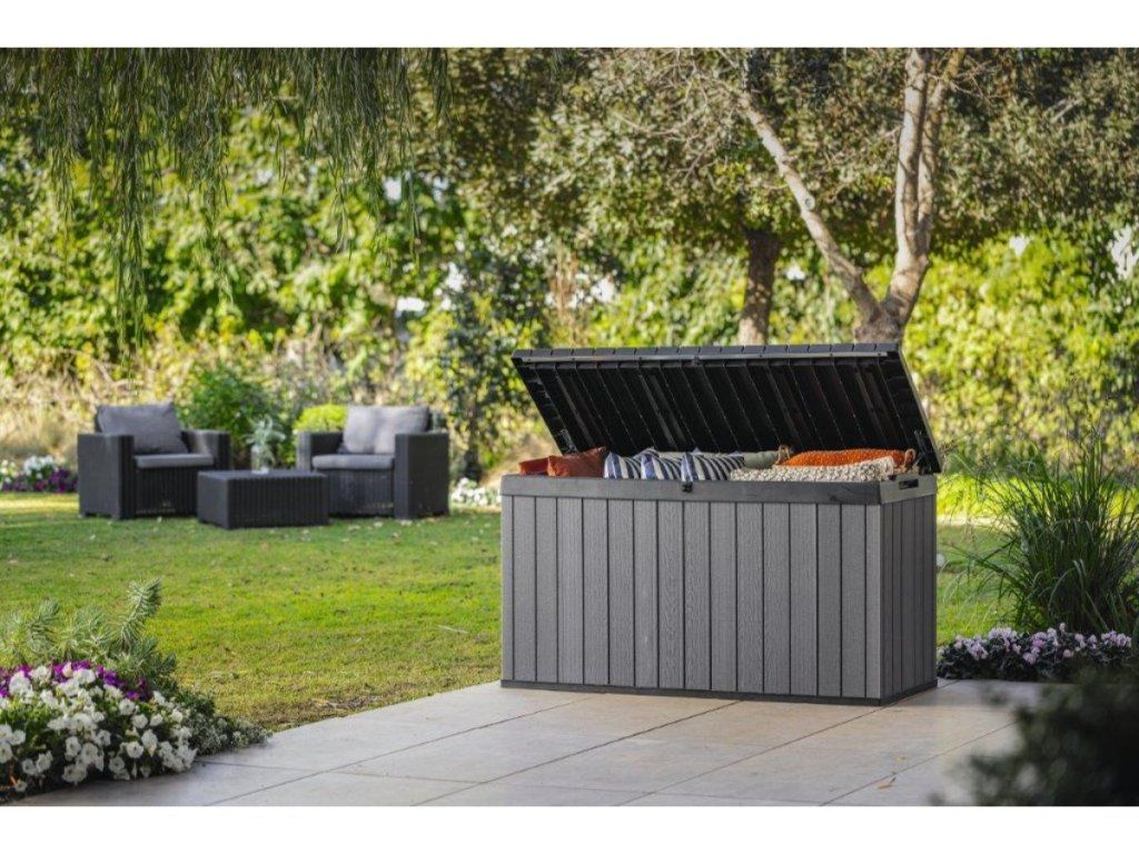 Keter Darwin 570 L: Pevný úložný box na podušky a náradie