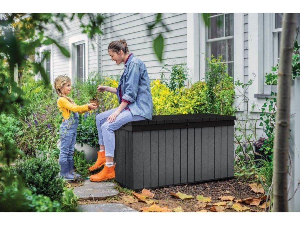 Kvalitný materiál Evotech chráni obsah v boxe Keter Darwin