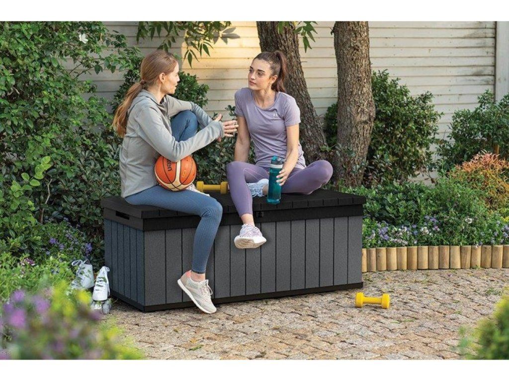 Kvalitný úložný box Keter Darwin 380 L z materiálu Evotech