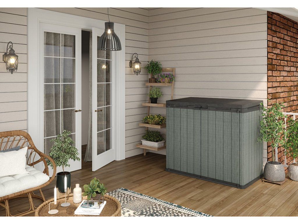 Keter SIO Darwin: Bezpečný záhradný úložný box na popolnice aj náradie