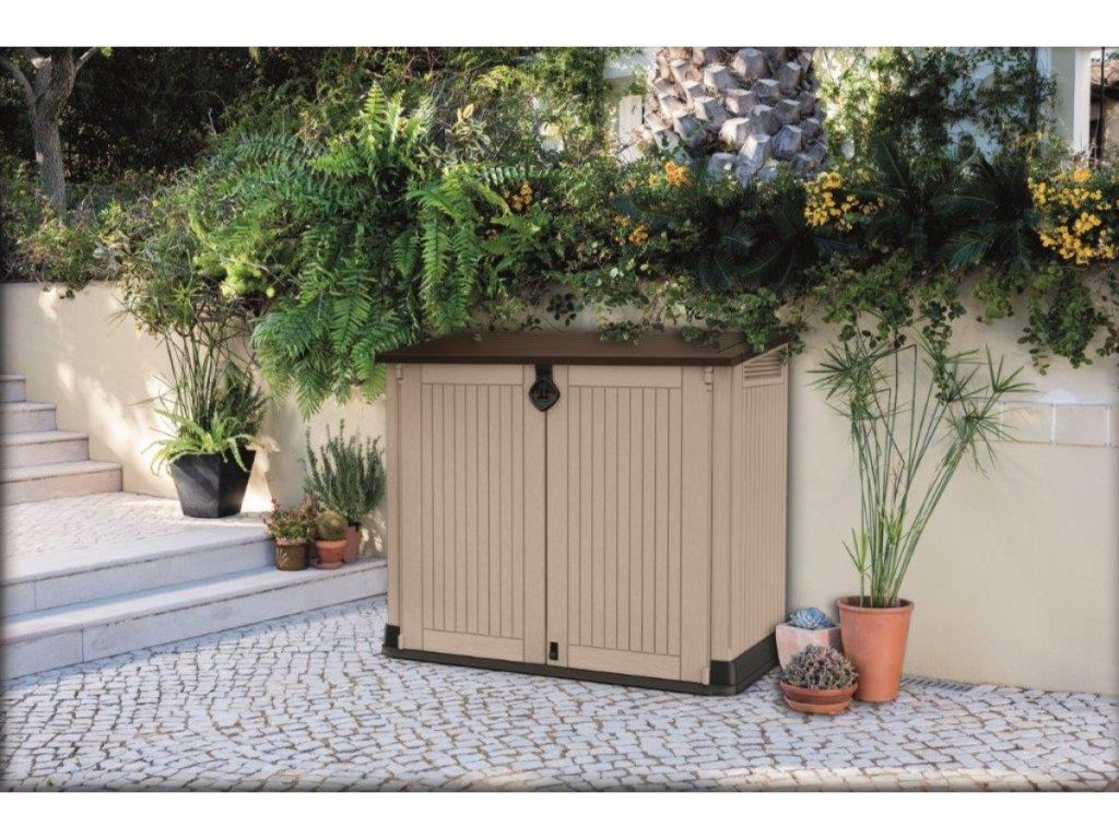 KETER Store-It-Out Midi: Bezpečný box na popolnice a náradie