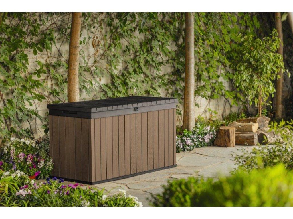 Záhradný box Keter Darwin 570 L s piestovým otváraním
