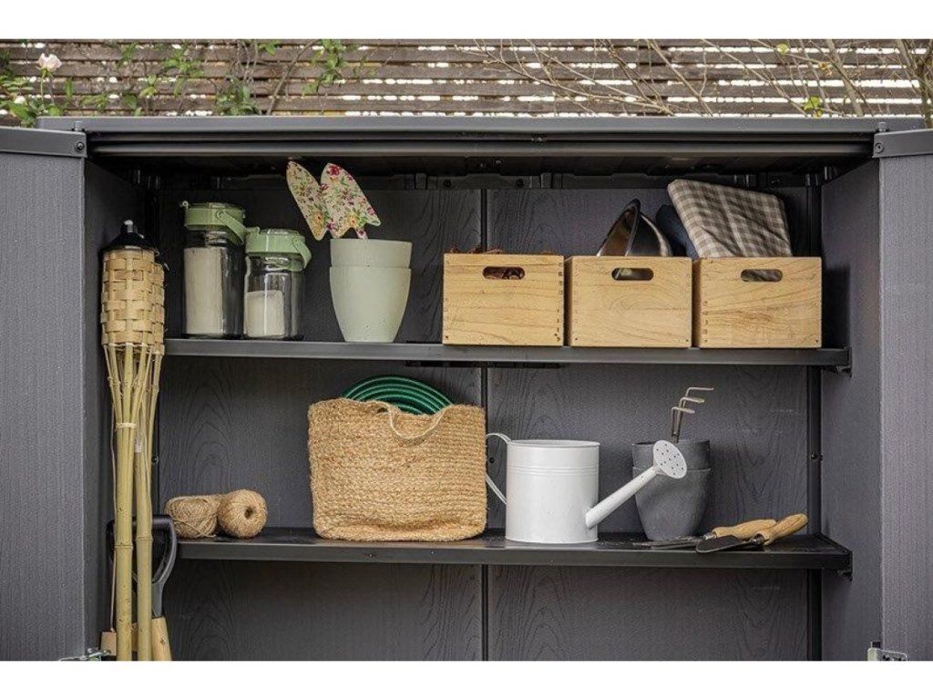 Záhradný box Keter Signature 1400 l Wallnut hnedý