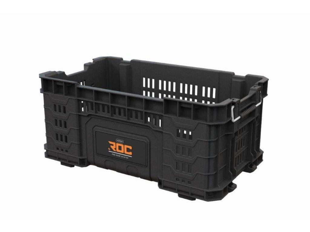 Otvorená prepravka KETER ROC Pro Gear 2.0 Crate pre okamžitý prístup k náradiu