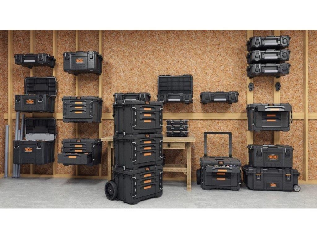 Organizér Keter ROC Pro Gear 2.0: Box s tromi zásuvkami pre maximálny prehľad