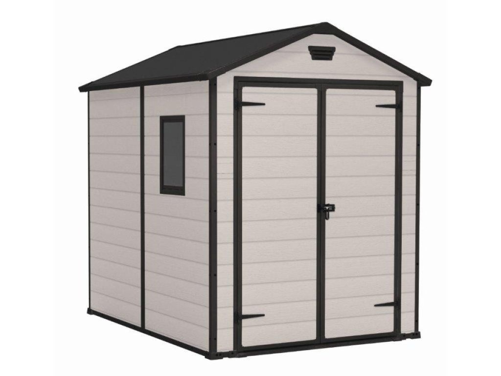 Záhradný domček Keter MANOR 6 x 8 DD s podlahou a ventiláciou