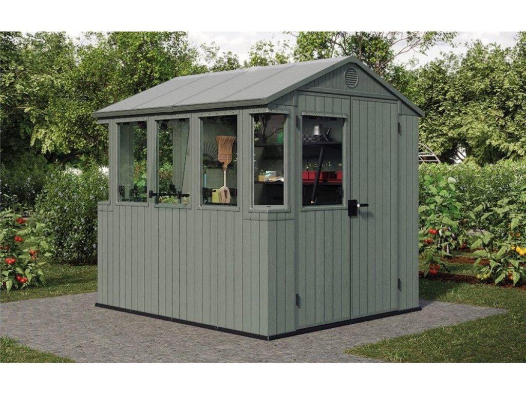 Záhradný domček Keter Potting Shed s hybridnou strechou a podlahou