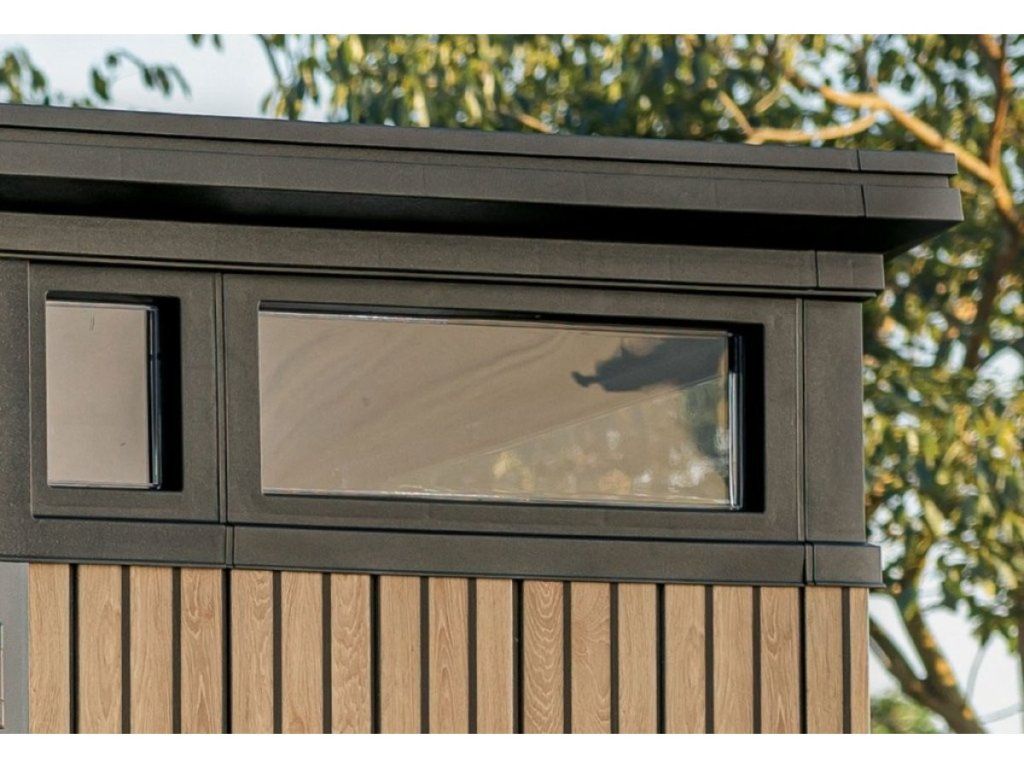 Keter PENT Signature 11x7 Vertical: Hnedý záhradný domček s extra silnou strechou