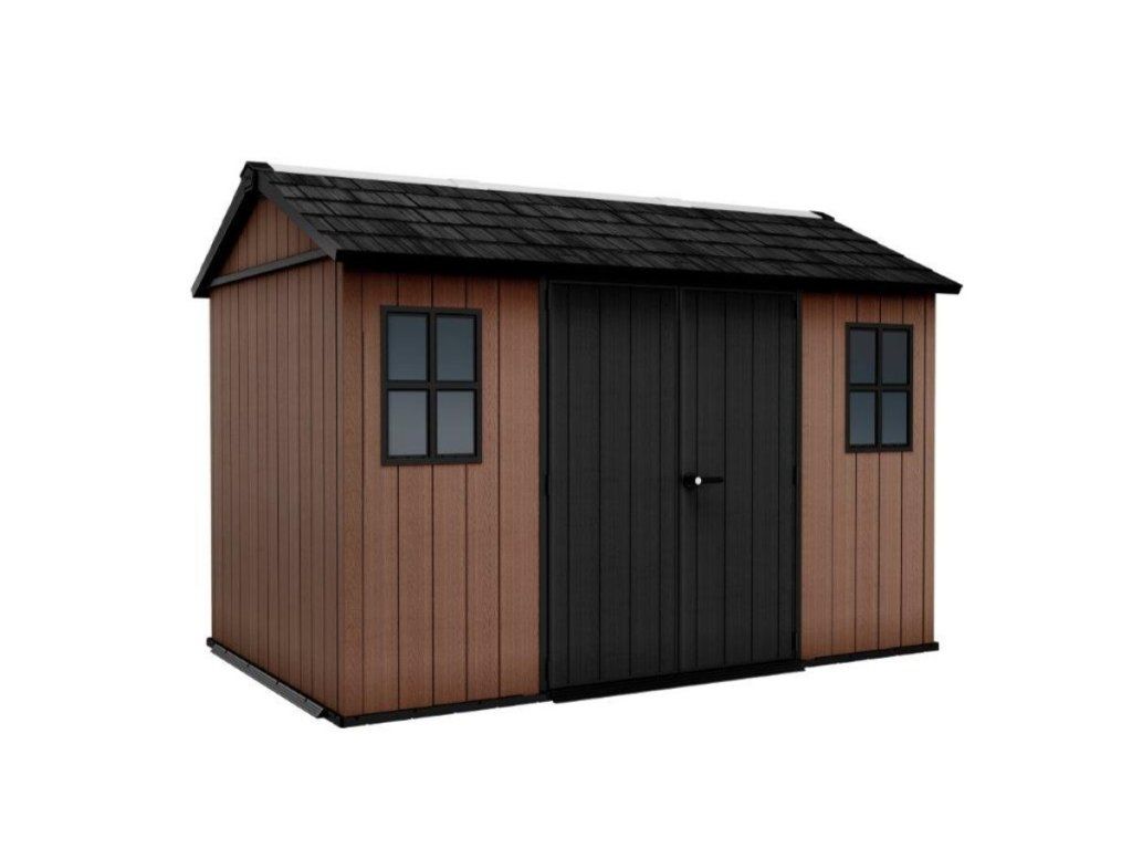Záhradný domček Keter Newton Plus wide 11x7,5 s 10-ročnou zárukou
