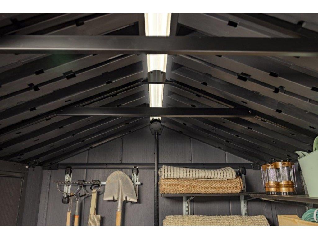 Keter Apex 7,5 x 11 Walnut: Odolný úložný priestor s nosnosťou 150 kg/m²