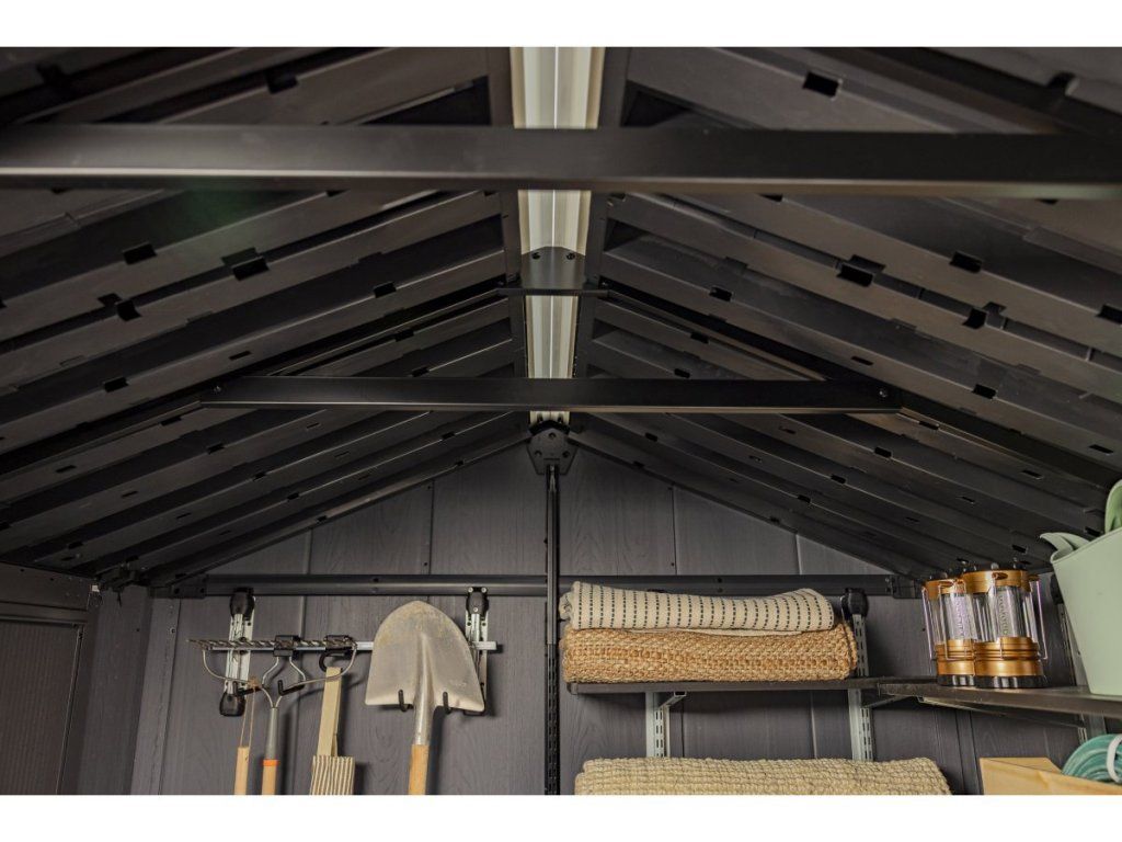 Extrémna odolnosť a priestor: Záhradný domček Keter Apex 7,5 x 13 Ashwood