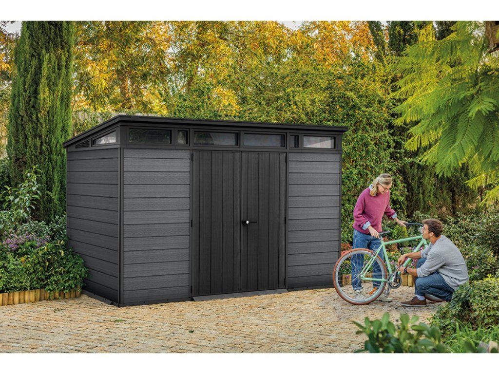 Keter Cortina 2.0 11x7: Pevný úložný priestor s nosnosťou 150 kg/m²