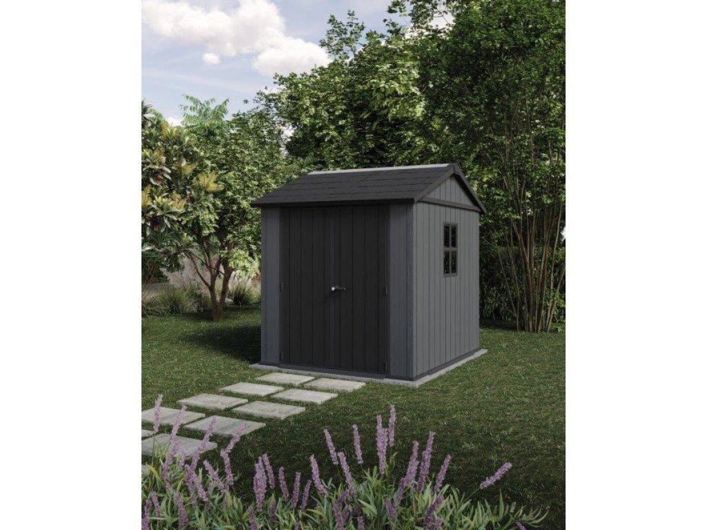 Keter Newton Plus wide 7x7,5: Bezpečné miesto pre vaše náradie aj gril