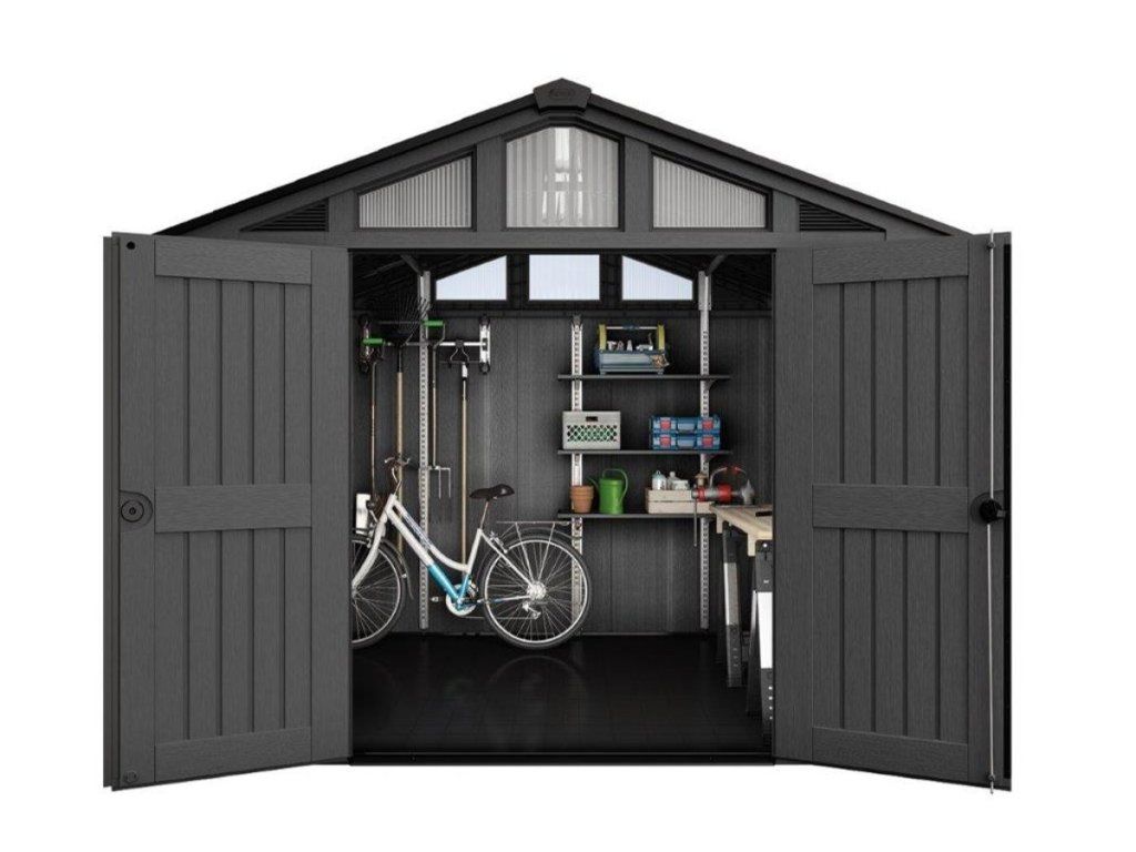 Bezúdržbový záhradný domček Keter Stronghold 10 x 8 šedý