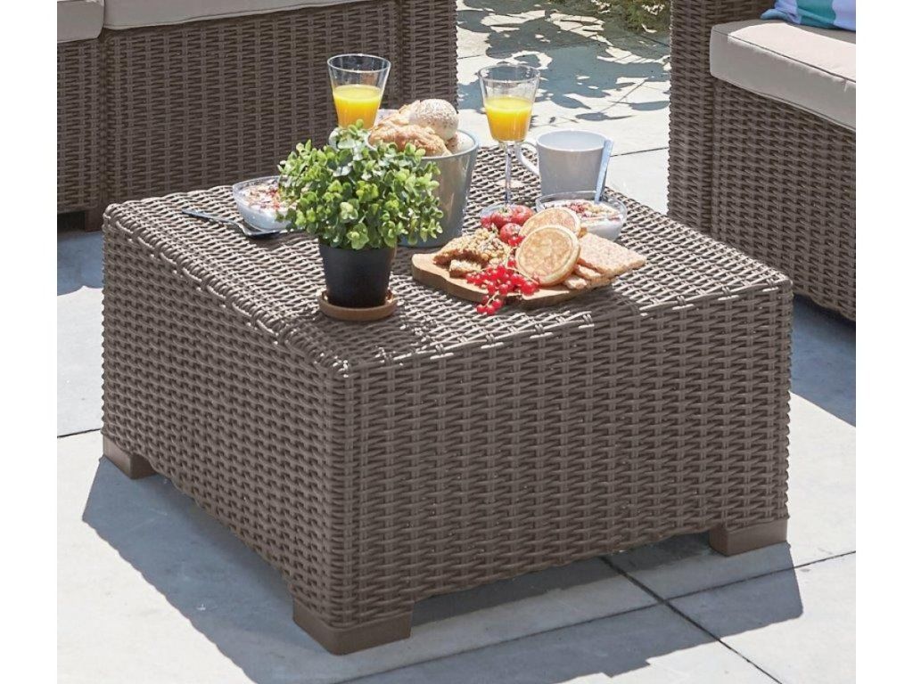 Záhradný stôl Keter California grafitový do každého počasia