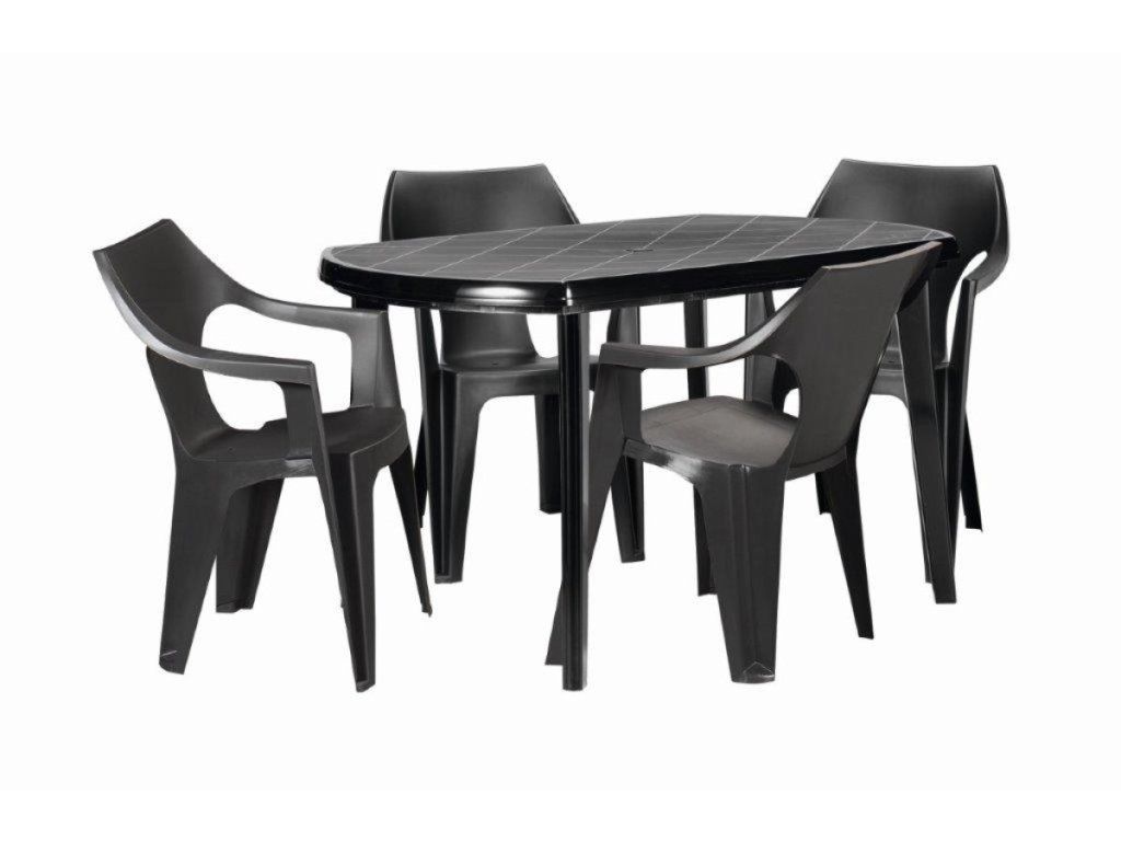 Oválny záhradný stôl Keter Elise s kapacitou pre 6 dospelých osôb