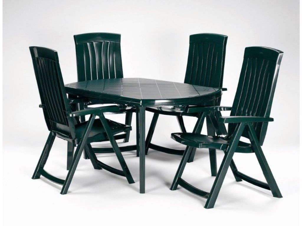 Záhradný stôl Keter Elise plastový zelený pre rodinné obedy