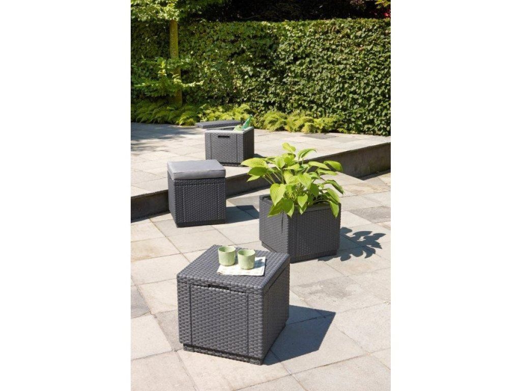 Odolný chladiaci box s imitáciou ratanu, ktorý netreba natierať