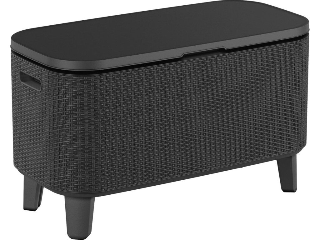 Záhradný stôl Keter Bevy Bar Cool grafitový ratan s nosnosťou 68 kg