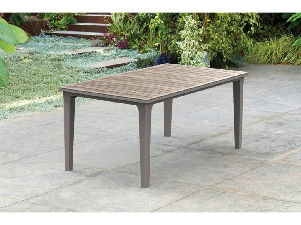 Priestranný záhradný stôl Keter Deco Futura 160 s nosnosťou 50 kg