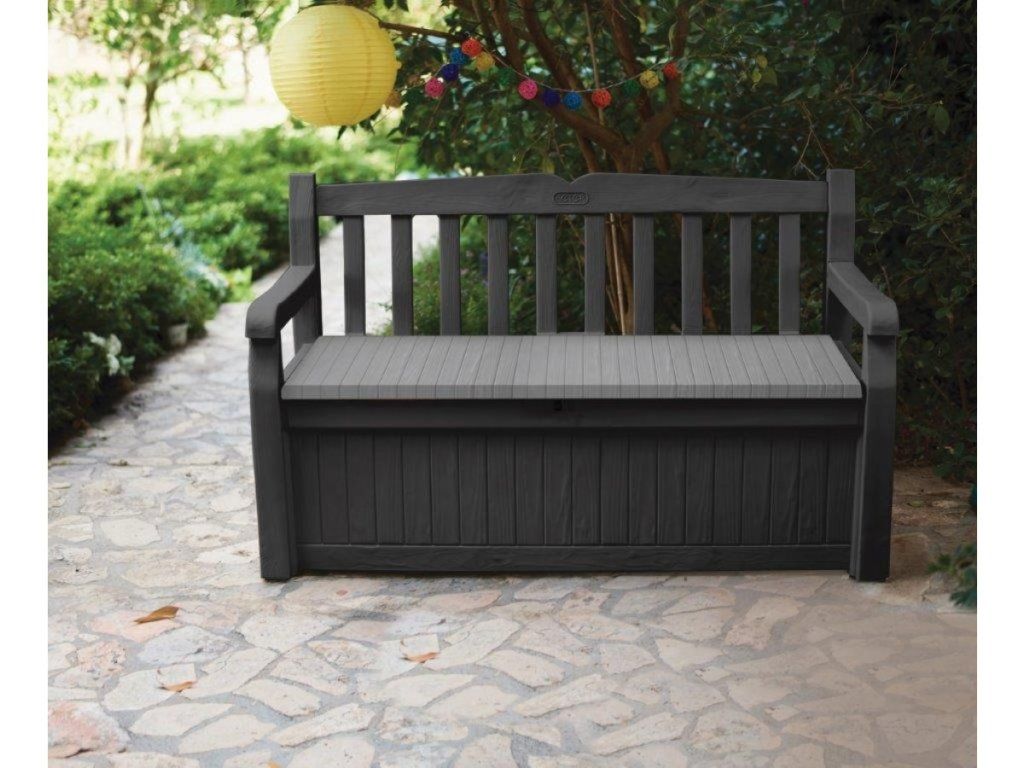 Záhradná lavica Keter Eden Garden Bench 265L s úložným priestorom