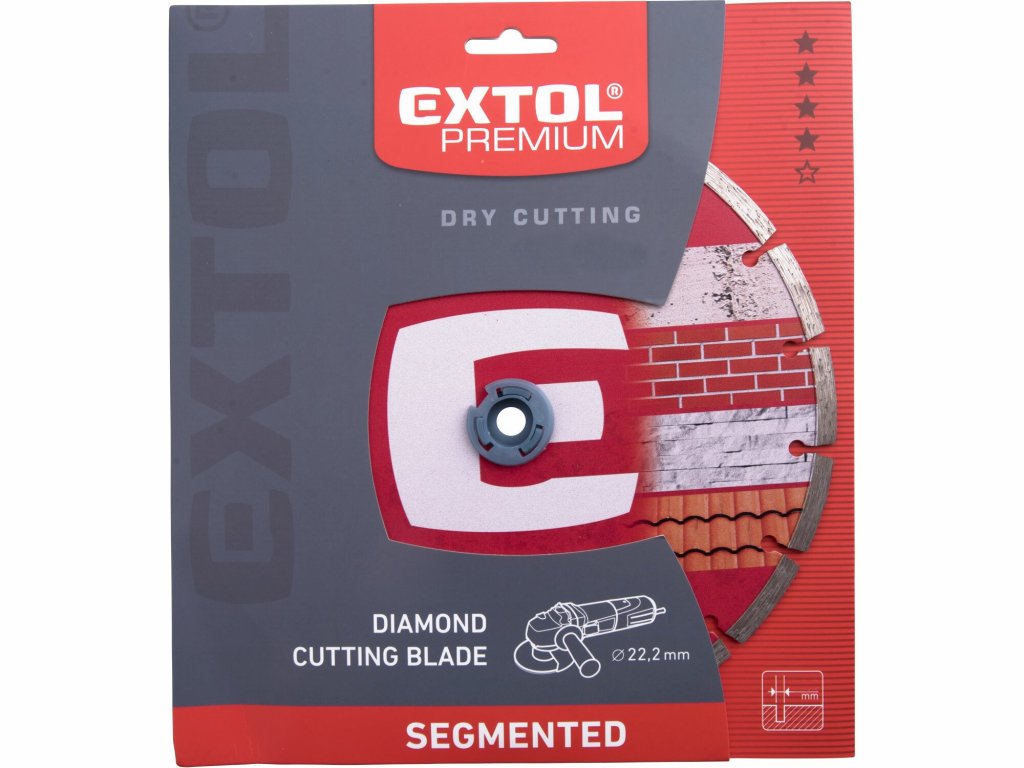 rezný diamantový kotúč s otvorom 22,2 mm