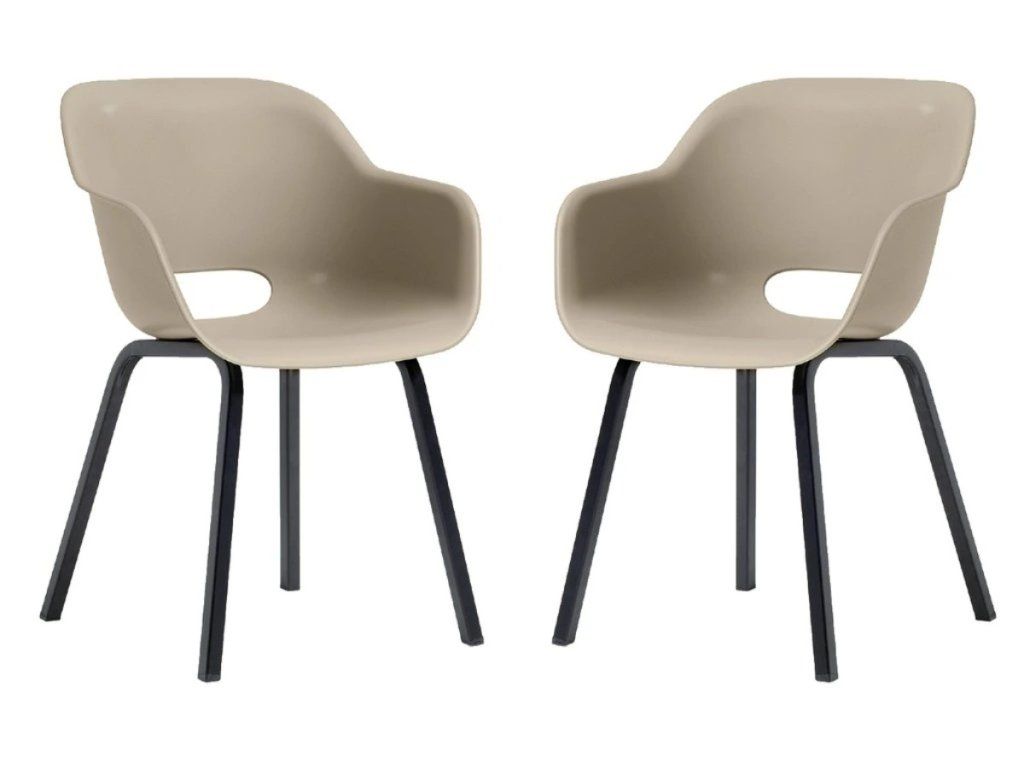 Stabilné záhradné kreslo Keter Noa cup cappuccino s ergonomickým tvarom