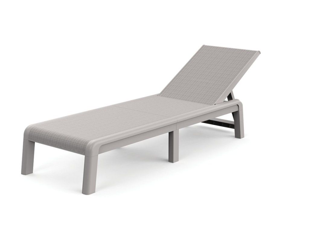 Polohovateľné záhradné lehátko Keter Atlas s nosnosťou 110 kg