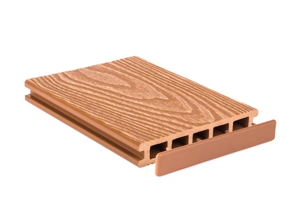 Zakončovacia krytka G21 pre WPC dosky v odtieni Light Wood