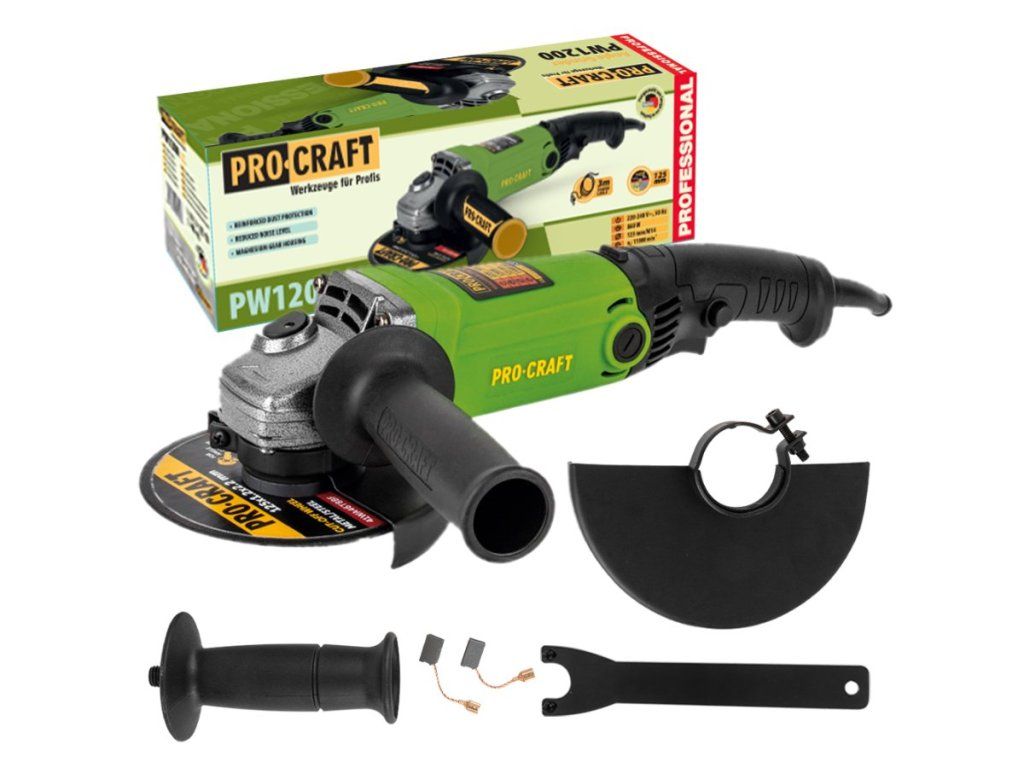 Recenzia pre uhlová brúska Procraft PW1200 očami skúseného majstra