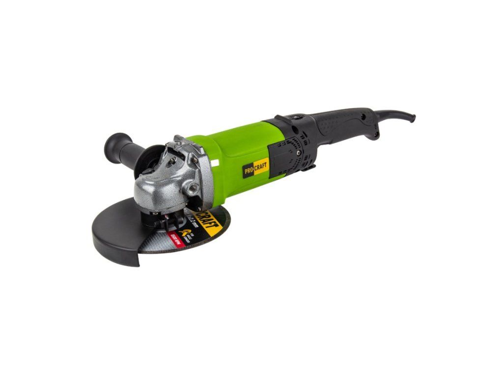 Uhlová brúska Procraft PW2200ES drží otáčky aj pri plnom tlaku do materiálu